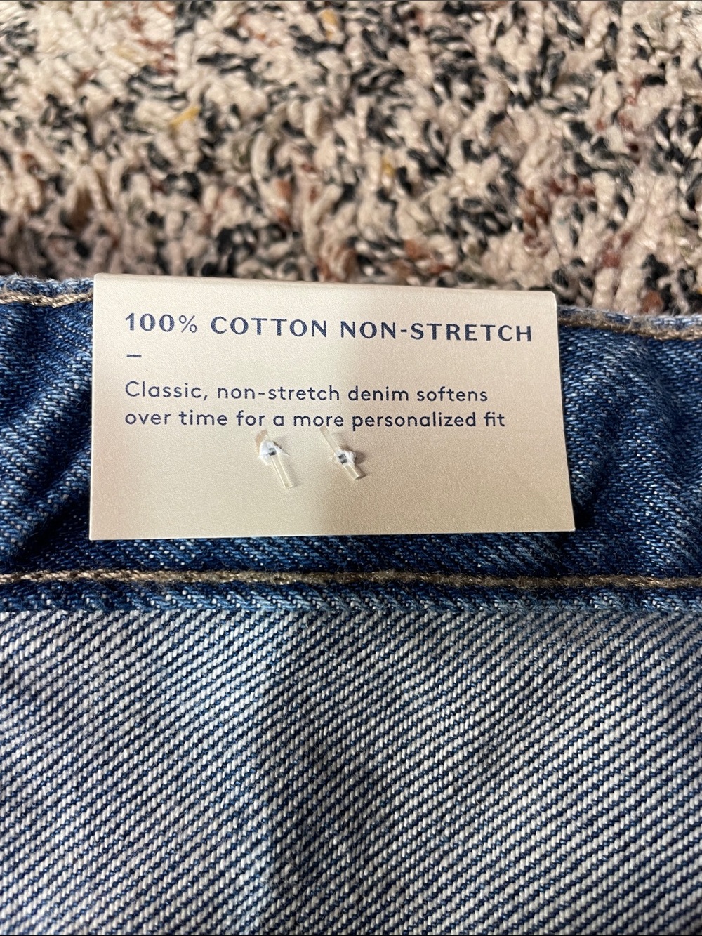 Denim High-Rise Frayed Hem Shorts - Blue Plus Size 17 Universal Thread | NWT - Picture 6 of 6